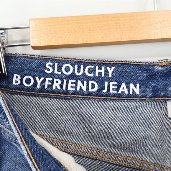 J. Crew Women's Slouchy Boyfriend Jean in Bright Indigo Wash Size 27 - Picture 3 of 7